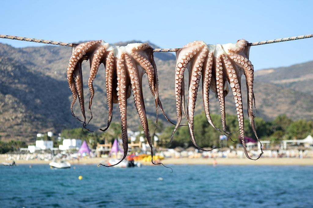 Psili Ammos Hotell Mylopotas Exteriör bild